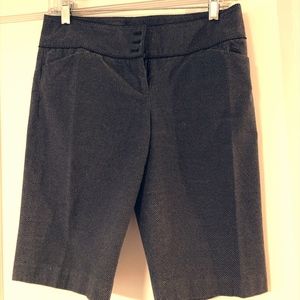 Black & White Dress Shorts